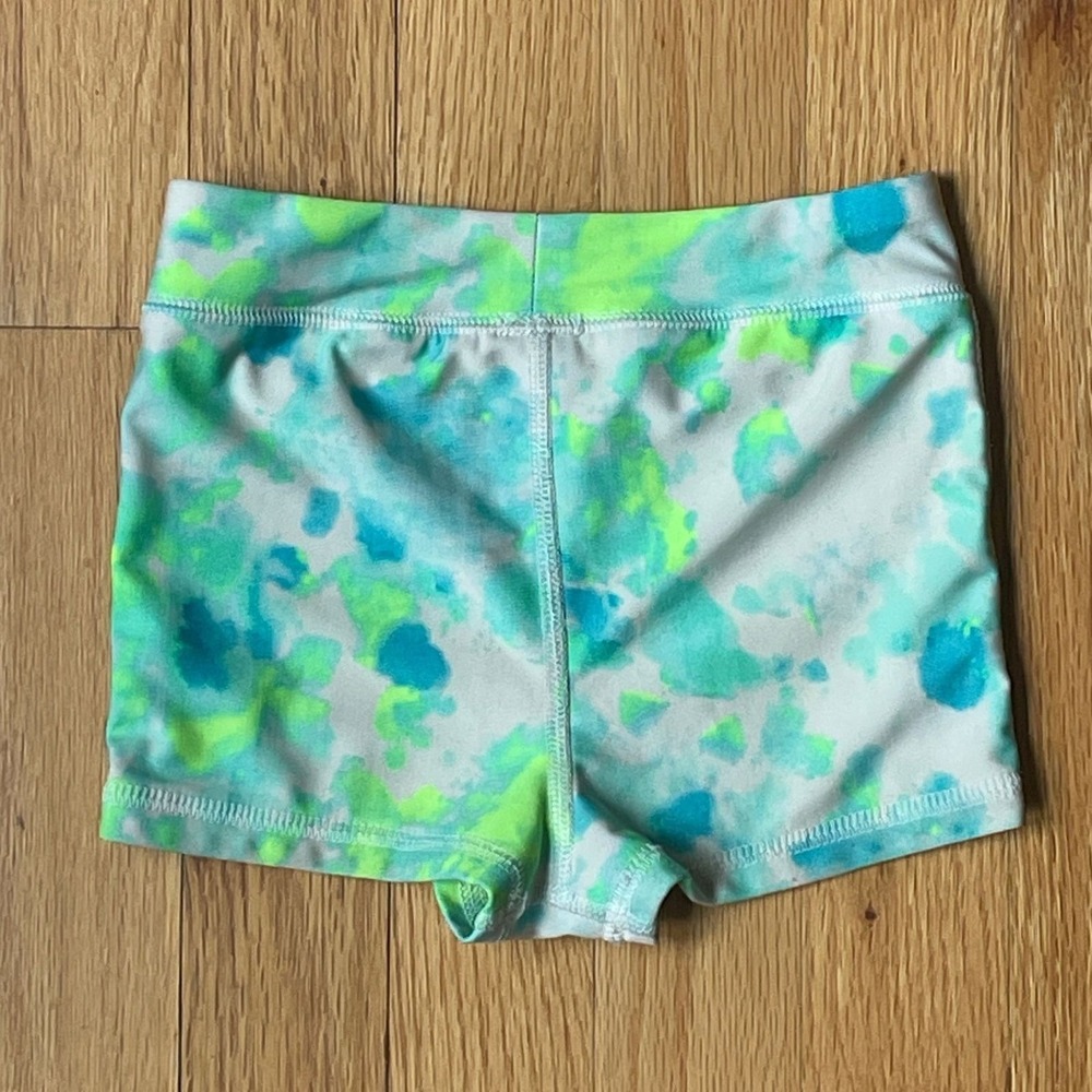 Kids 2T Swimsuit Green Tie Dye Cat & Jack Rash Guard Set Beach Surf Pool Coastal - Picture 5 of 8